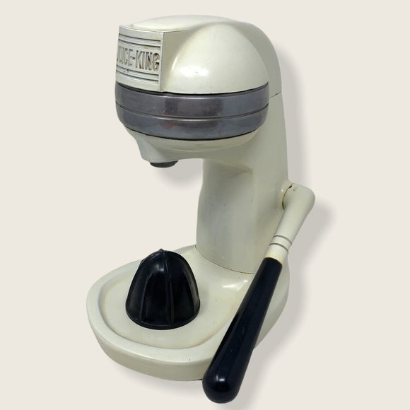 Vintage Juice King Juicer Model JK 30 White Citrus